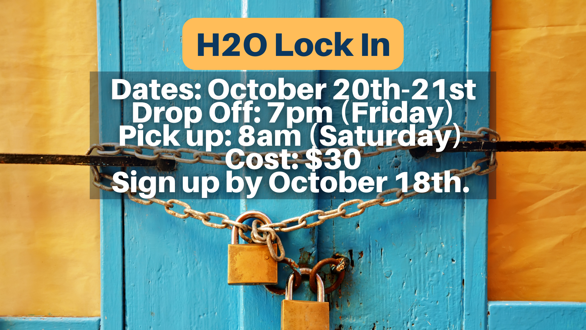 H20 Corn Maze Lock In 2023