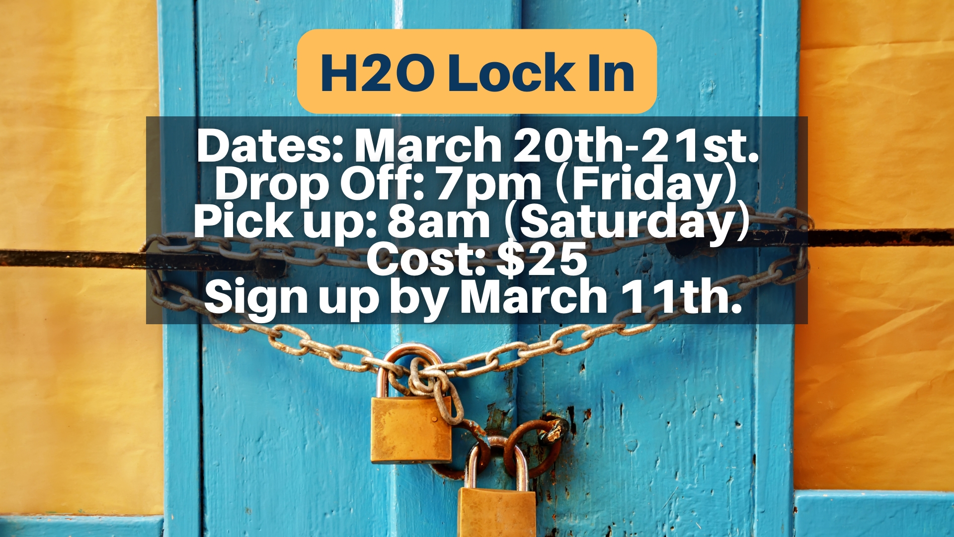 H20 Lock In 1