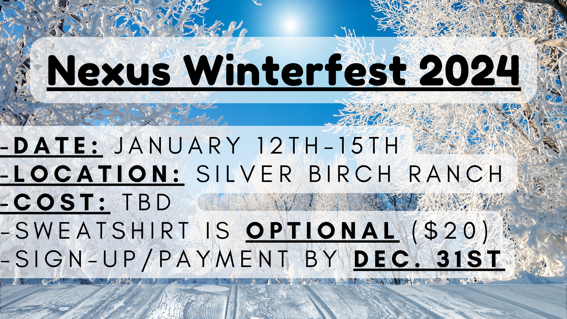 Nexus Winterfest 2024